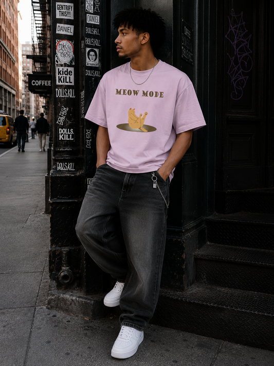 Meow Mode Oversized T-Shirt
