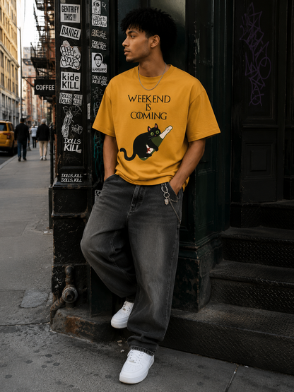 Weekend Is Coming Oversized T-Shirt