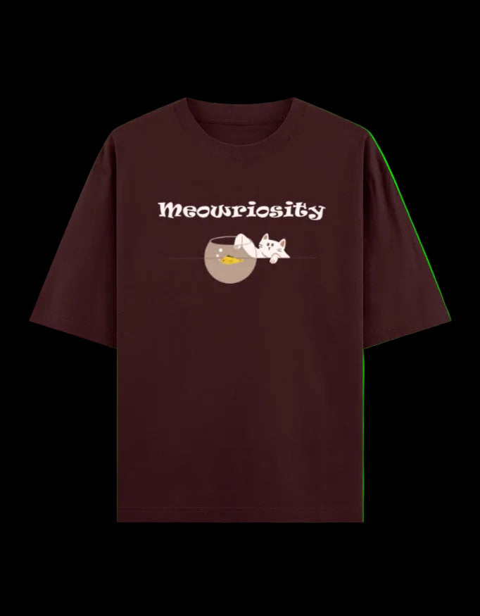 Meowriosity Oversized T-Shirt