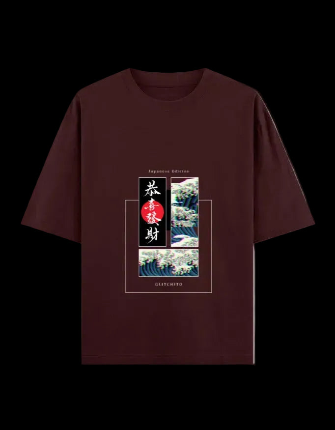 Kanji Current Oversized T-Shirt