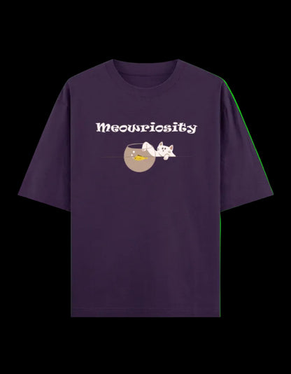 Meowriosity Oversized T-Shirt