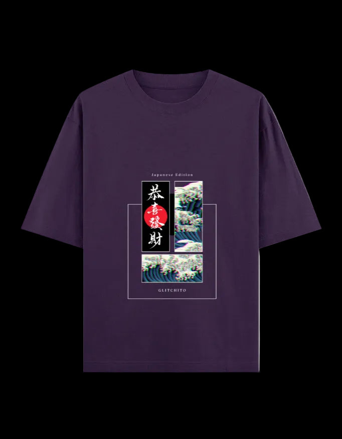 Kanji Current Oversized T-Shirt