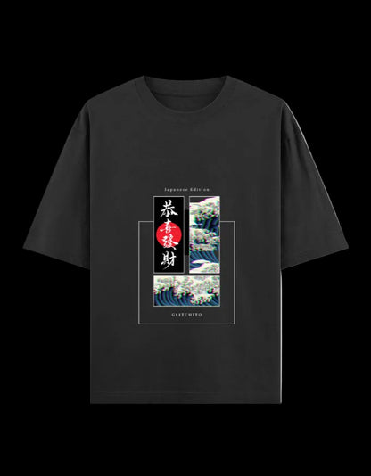Kanji Current Oversized T-Shirt