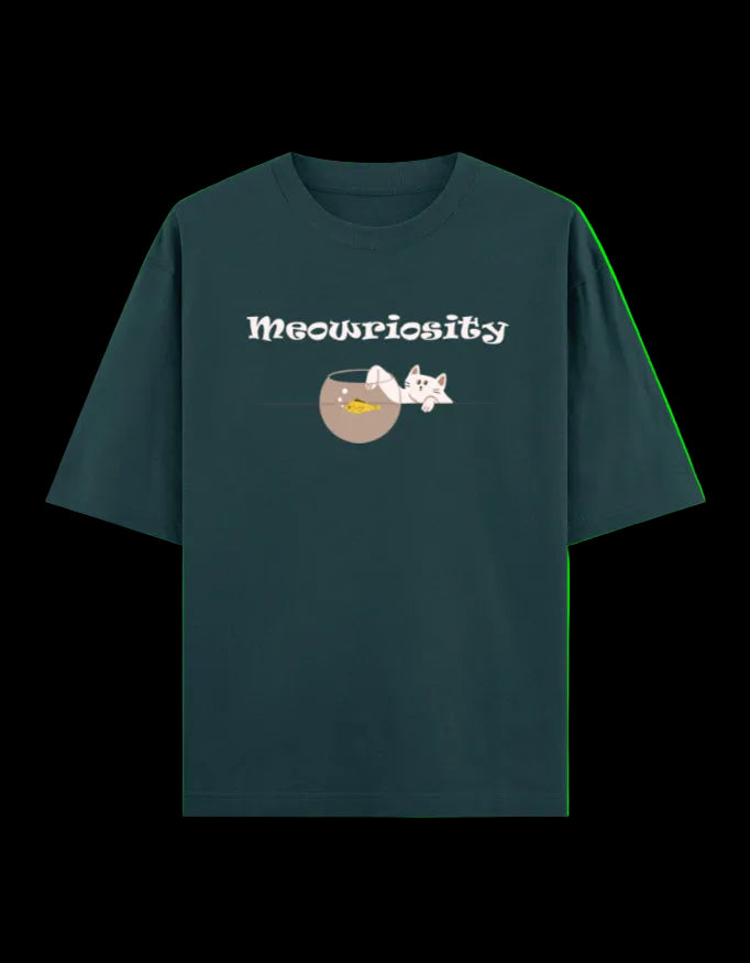 Meowriosity Oversized T-Shirt