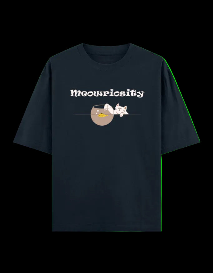 Meowriosity Oversized T-Shirt