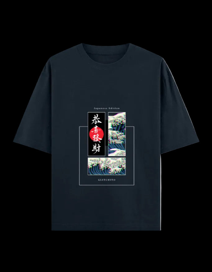 Kanji Current Oversized T-Shirt