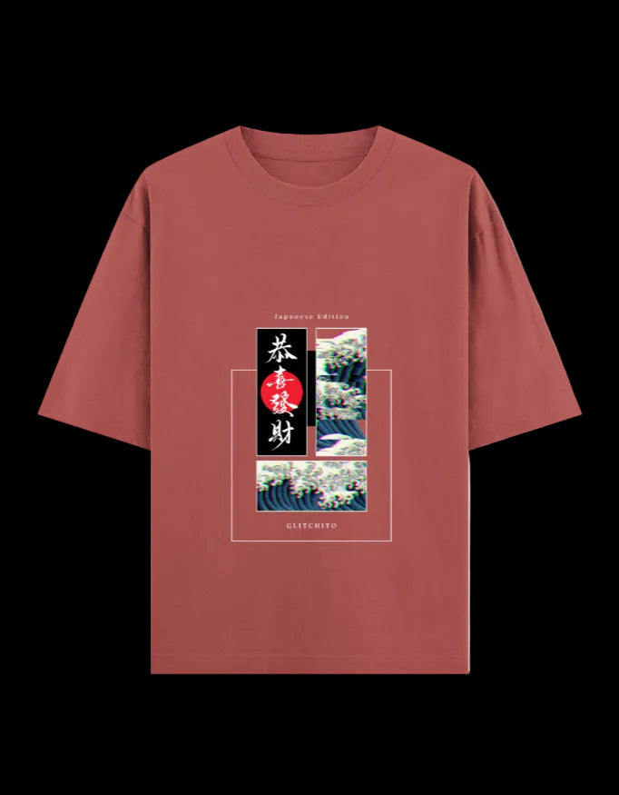 Kanji Current Oversized T-Shirt