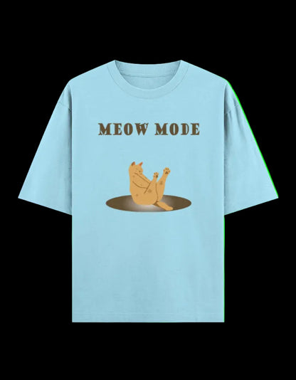 Meow Mode Oversized T-Shirt
