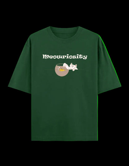 Meowriosity Oversized T-Shirt