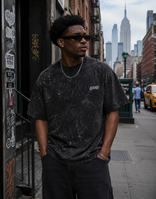 Acid Wash Oversized T-Shirt